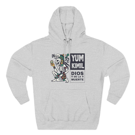 Yum Kimil Mayan Death God Skeleton Hoodie | Mesoamerican Deity Pullover V2