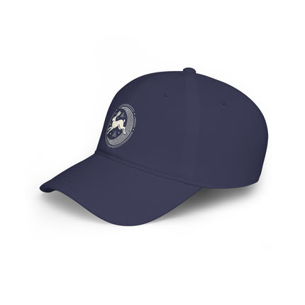 Celtic Hare and Moon DTF Print Baseball Cap | Pagan Folklore Hat