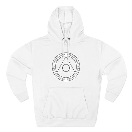 Philosopher's Stone Hoodie With Alchemy Symbols | Sacred Geometry Pullover V2