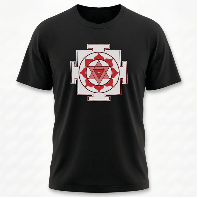 Bagalamukhi Yantra T-Shirt | Goddess Bagalamukhi Sacred Geometry Tee | Yantra