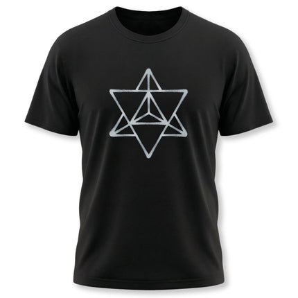 Merkaba Symbol T-Shirt | Sacred Geometry Star Tetrahedron Tee