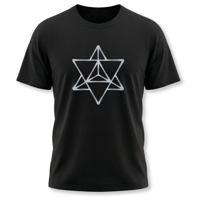 Merkaba Symbol T-Shirt | Sacred Geometry Star Tetrahedron Tee