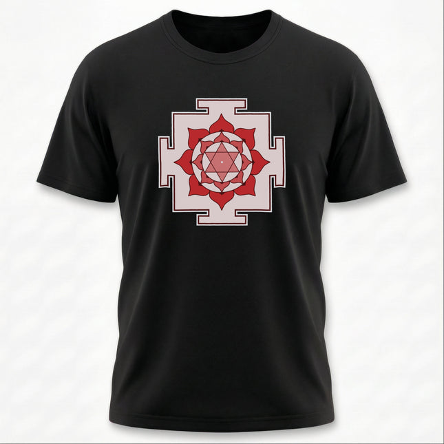 Bhuvaneshwari Yantra T-Shirt | Sacred Geometry Hindu Goddess Unisex Unisex Tee | Yantra
