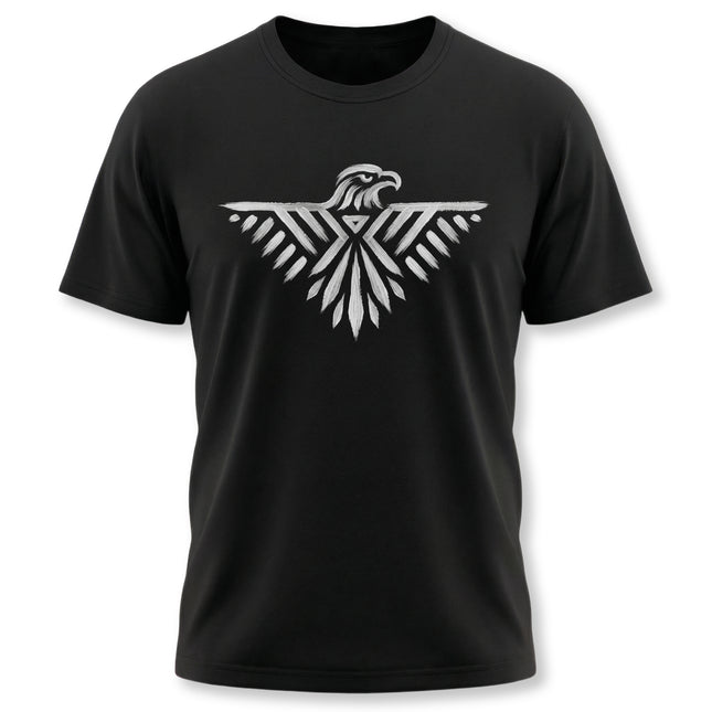 Thunderbird T-Shirt | Native American Geometric Spirit Bird Symbol