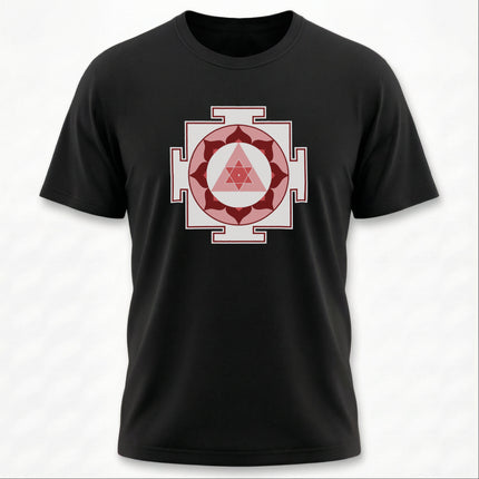 Ganesha Yantra Sacred Geometry T-Shirt | Hindu Spiritual Symbol Tee | Yantra