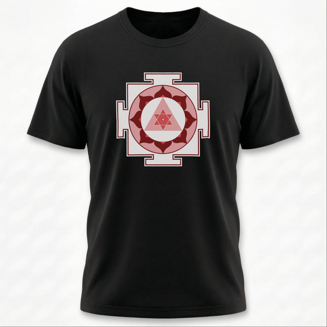 Ganesha Yantra Sacred Geometry T-Shirt | Hindu Spiritual Symbol Tee | Yantra