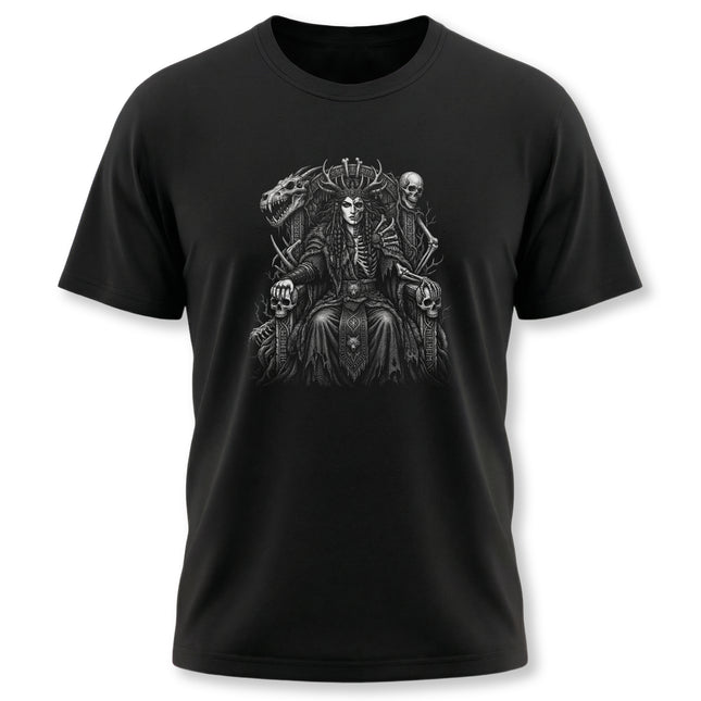 Hel Norse Goddess T-Shirt | Underworld Queen Skull Viking Gothic Tee