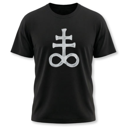 Leviathan Cross T-Shirt | Pagan Brimstone Alchemical Symbol Tee