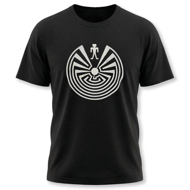 Hopi Man in the Maze Native American Symbol T-Shirt | Indigenous Graphic Tee