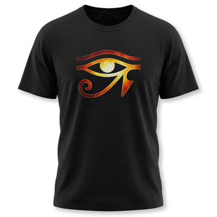 Eye of Ra Fiery T-Shirt | Egyptian Sun Symbol Mythology Tee