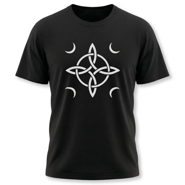 Witch's Knot Moon Goddess T-Shirt | Pagan Witchcraft Unisex Graphic Tee | V6