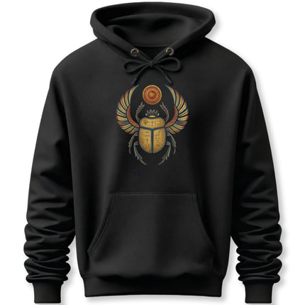 Khepri Scarab Egyptian Mythology Hoodie | Sun God Pullover Hoodie