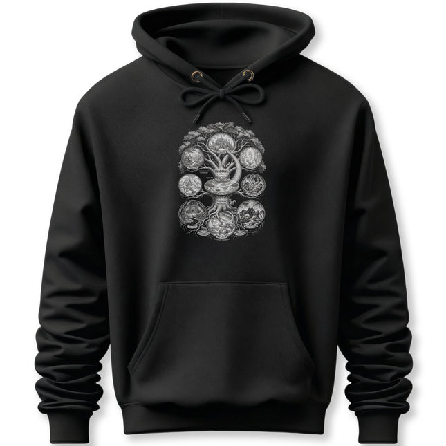 Yggdrasil Nine Worlds Norse Mythology Unisex Hoodie | Viking Tree Hoodie