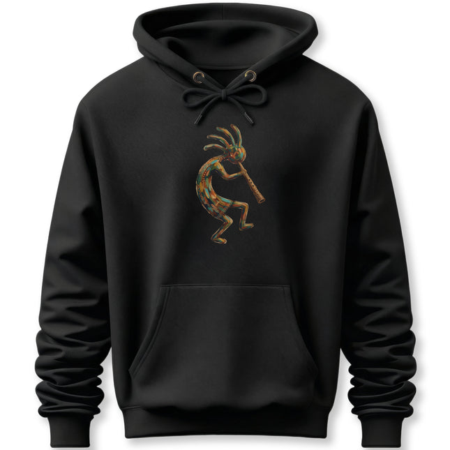 Kokopelli Flute Player Hoodie | Southwestern Native American Symbol Hoodie