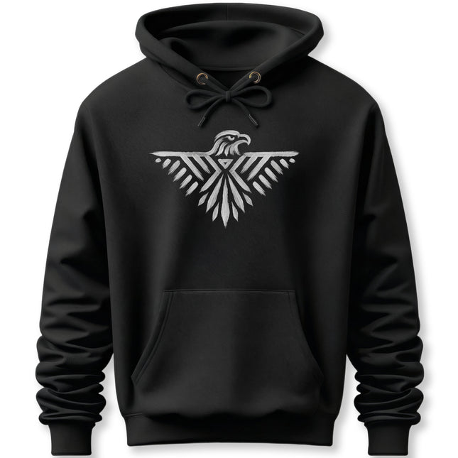 Thunderbird Hoodie | Tribal Graphic Eagle Symbol Pullover Hoodie