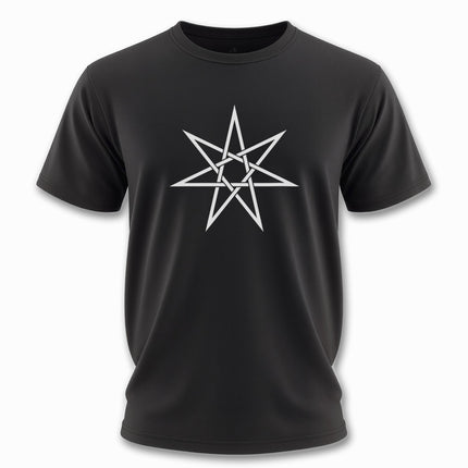 7-Pointed Star Heptagram T-Shirt | Mystical Streetwear Unisex Tee | V2
