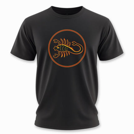 Scorpion Fire Graphic T-Shirt | Zodiac Streetwear Tee | V1