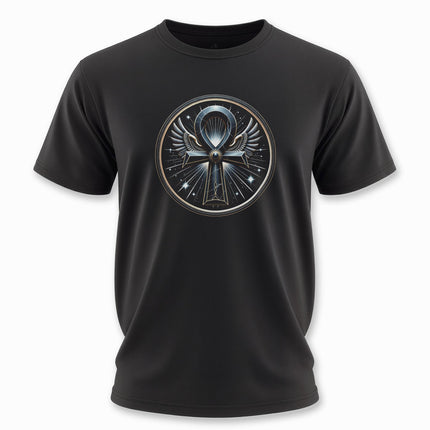 Egyptian Ankh Wings T-Shirt | Ancient Symbol Tee | V20