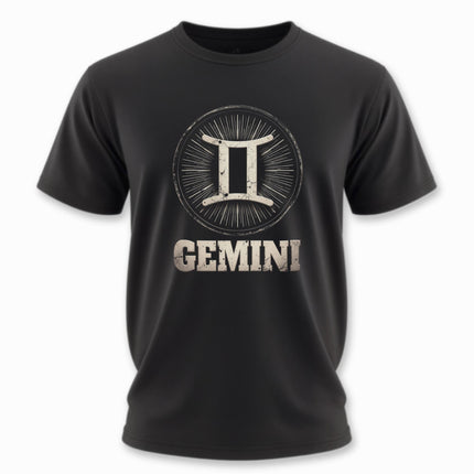 Gemini Zodiac T-Shirt | Astrology Sign Graphic and Text Tee | V1