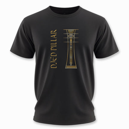 Djed Pillar Egyptian Symbol T-Shirt | Symbolic Design Mythology Tee | V5