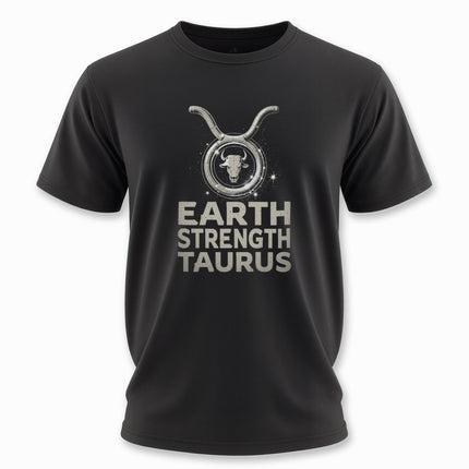 Taurus Zodiac Sign T-Shirt | Earth Strength Tee | V10