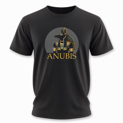Anubis Egyptian God T-Shirt | Graphic and Text Ancient Egypt Mythology Tee V9