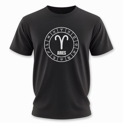 Aries Zodiac Sign Astrology T-Shirt | Zodiac Symbol Unisex Tee | V23
