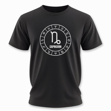 Capricorn Zodiac Sign T-Shirt | Astrology Symbol Unisex Tee | V1