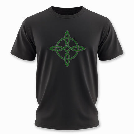 Green Witch's Knot Celtic Protection T-Shirt | V2