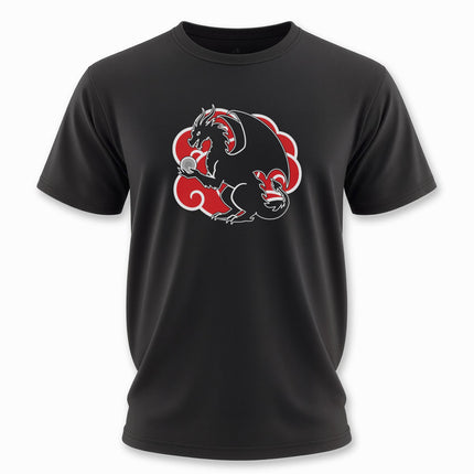 Chinese Dragon Red Cloud Pearl T-Shirt | Unisex Graphic Tee V2