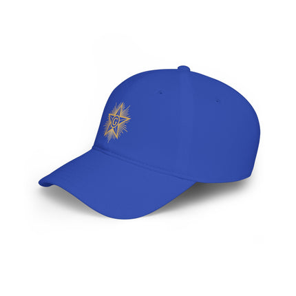 Masonic Blazing Star DTF Print Baseball Cap | Freemason Symbols Hat