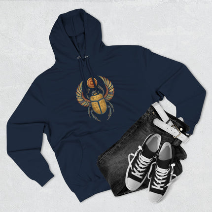 Khepri Scarab Egyptian Mythology Hoodie | Sun God Pullover Hoodie