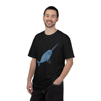 Inuit Inspired Narwhal T-Shirt | Arctic Ocean Animal Graphic Tee