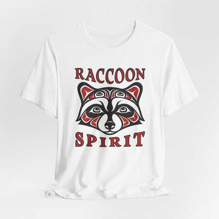 Raccoon Spirit Tribal T-Shirt | Native American Style Animal Tee | Spirit