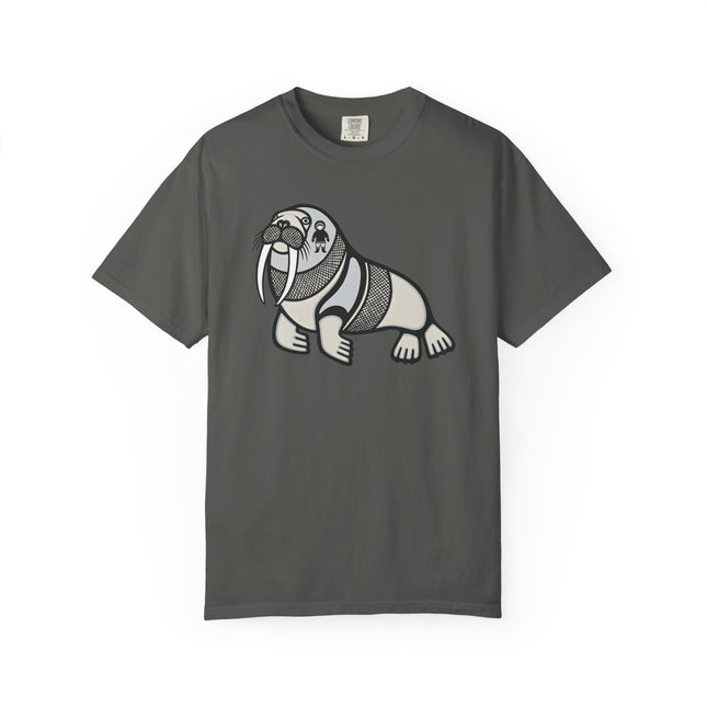 Inuit Walrus Graphic T-Shirt | Arctic Indigenous Symbol Tee | Comfort Colors