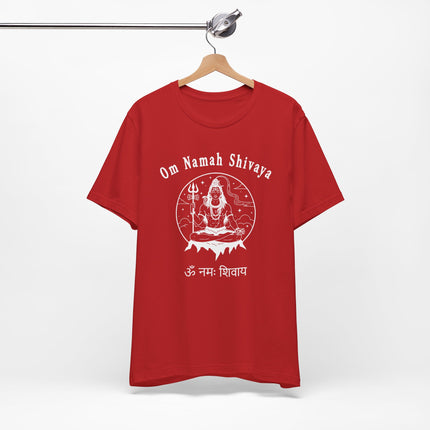 Om Namah Shivaya Lord Shiva Hindu mantra spiritual t-shirt design.