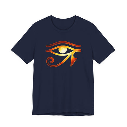 Eye of Ra Fiery T-Shirt | Egyptian Sun Symbol Mythology Tee