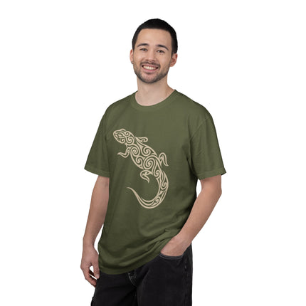 Tribal Lizard Swirl Pattern Graphic Unisex Unisex T-Shirt | Comfort Colors