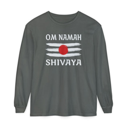 Tripundra Shiva Symbol Long Sleeve T-Shirt | Om Namah Shivaya