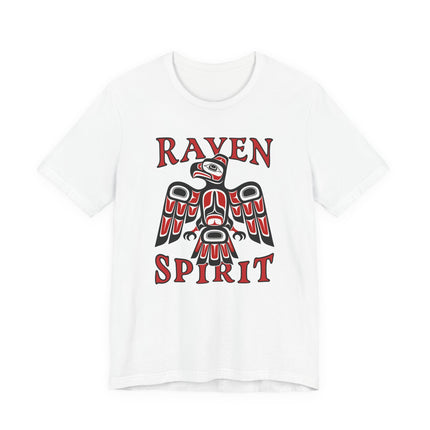 Raven Spirit T-Shirt | Native American Tribal Art Raven Tee | Spirit
