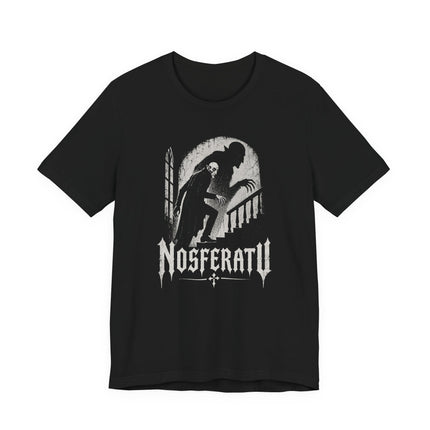 Nosferatu T-Shirt | Gothic Vampire Shadow and Staircase Graphic Tee