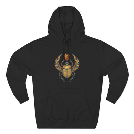 Khepri Scarab Egyptian Mythology Hoodie | Sun God Pullover Hoodie