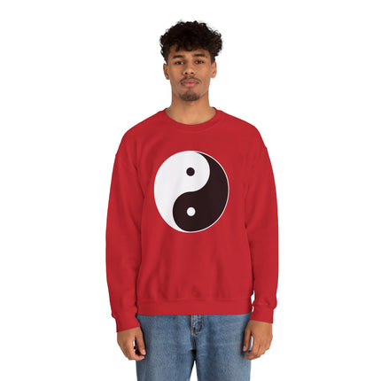 Yin Yang Symbol Sweatshirt | Harmony and Balance Graphic Unisex Pullover | V1