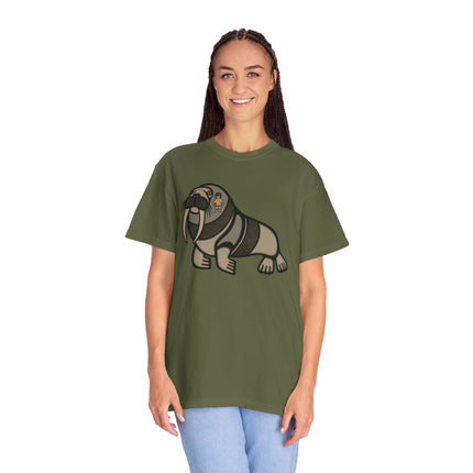 Inuit Walrus Graphic T-Shirt | Arctic Indigenous Symbol Tee | Comfort Colors