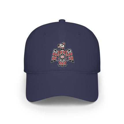 Formline Raven DTF Print Baseball Cap | Northwest Coast Art Hat