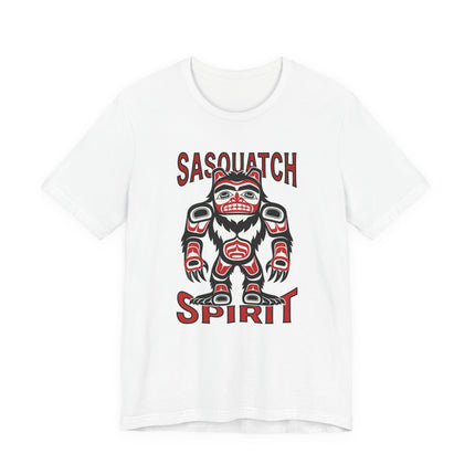 Sasquatch Spirit Bigfoot T-Shirt | Pacific Northwest Indigenous Art Tee | Spirit