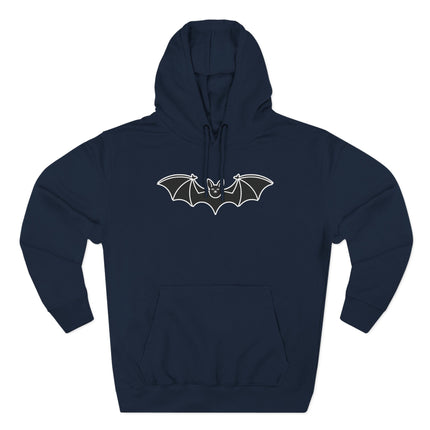 Spooky Flying Bat Hoodie | Unisex Gothic Pullover V1