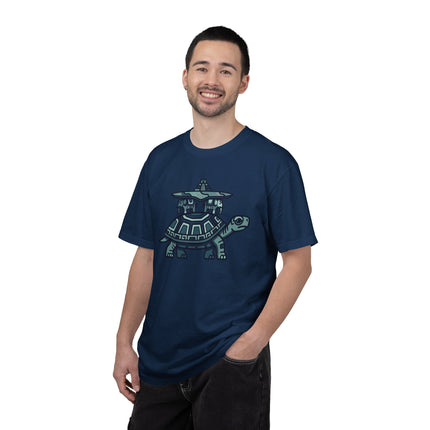 World Turtle Mayan Temple T-Shirt | Ancient Mythology Graphic Tee