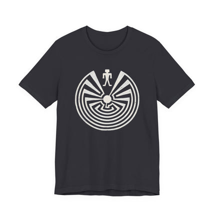 Hopi Man in the Maze Native American Symbol T-Shirt | Indigenous Graphic Tee