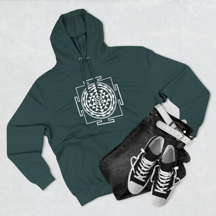 Sri Yantra Sacred Geometry Hoodie | Hindu Mandala Spiritual Pullover Hoodie